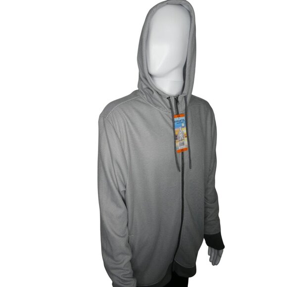 Hang Ten Men's  Full-Zip Hoodie Light Grey Size XXL‎ - Picture 4 of 11